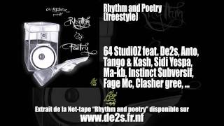 Rhythm & Poetry intro (freestyle) - 64 StudiOZ feat De2s, Tango & Kash Leone, Anto, ...