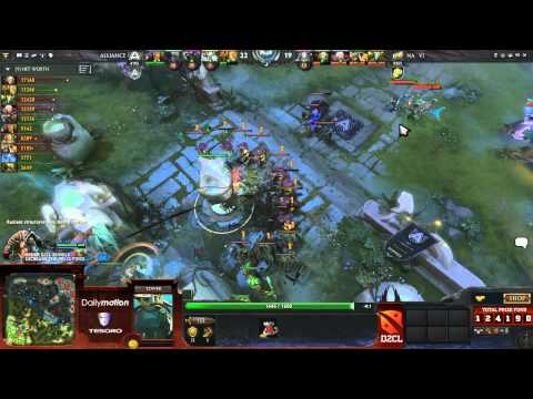 Na'Vi vs The Alliance Game 1   Dota 2 Champions League Playoffs Semi Final TobiWan & Luminous