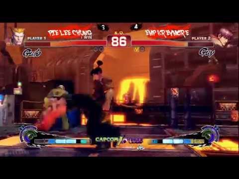 USF4 Exhibition PIE LEE Chung(Guile) Vs EMP Kreymore (Guy) FT5 Ultra Street Fighter 4