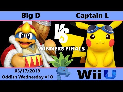 Oddish Wednesday #10: Winners Finals - Big D (Dedede, Peach, Falcon) vs Captain L (Pikachu, Puff)