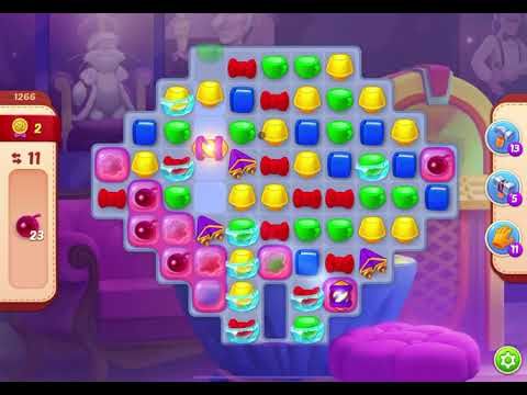 HomeScapes Level 1266 no boosters (17 moves)