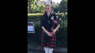 Female Bagpiper