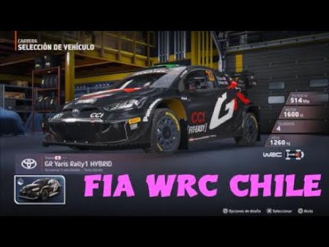 WRC24 FIA WRC  WRC RALLY CHILE BIO BIO ÚLTIMA MANGA ETAPA 8-9 HUALQUI GR YARIS RALLY 1 HYBRID