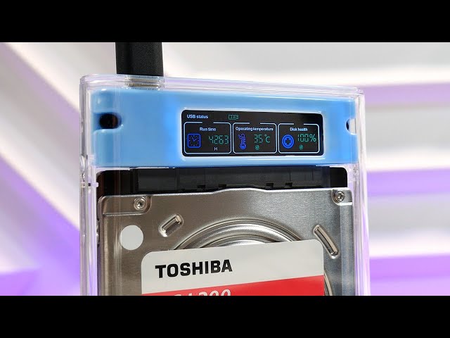Vídeo relacionado con Carcasa Disco Duro 2,5" Transparente con USB 3.0 Cable Caja Externa para HDD SSD SATA de 7mm/9,5mm hasta 6TB con Chip Inteligente UASP Trim Diseño Transparente Antigolpes Plug-to-Play Sin Herramienta