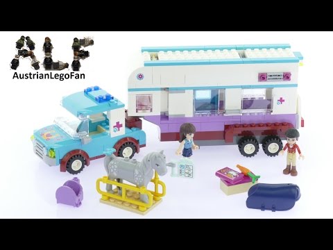 Vidéo LEGO Friends 41125 : La remorque à chevaux du vétérinaire