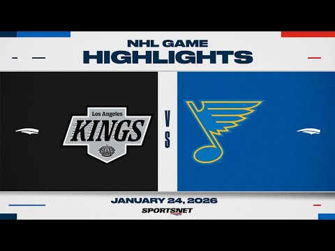 NHL Highlights | Kings vs Blues - January 24, 2026
