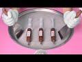 Ice Cream Experiment Nutella Ice Cream Rolls How To Make Nutella To Rolled Ice Cream Food ASMR