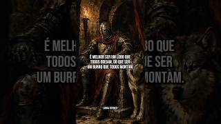 É MELHOR SER UM LOBO QUE TODOS ODEIAM, DO QUE SER UM BURRO QUE TODOS MONTAM. #estoicismo