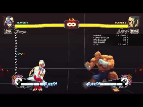 USF4 1.05 Decapre Punishing FADC Backdashes Part 2