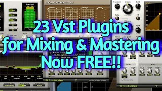 Video thumbnail for 23 FREE VST plugins Just Released by Toneboosters for Mixing and Mastering (with Audio Examples) by Amner Hunter