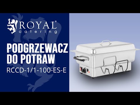 Video - Podgrzewacz do potraw - 1600 W - 100 mm - 13 l