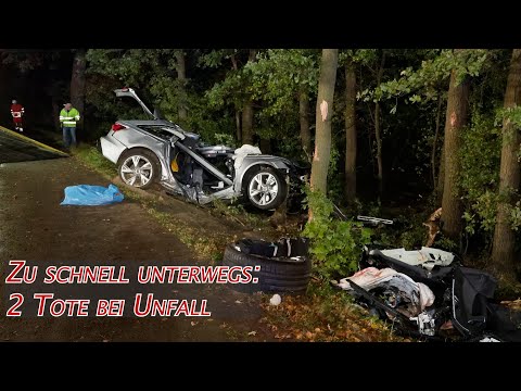 Fatal overtaking maneuver: 2 men die after serious accident