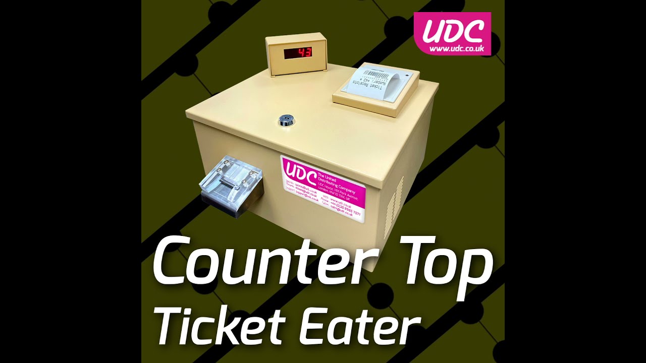 UDC Counter Top Ticket Eater