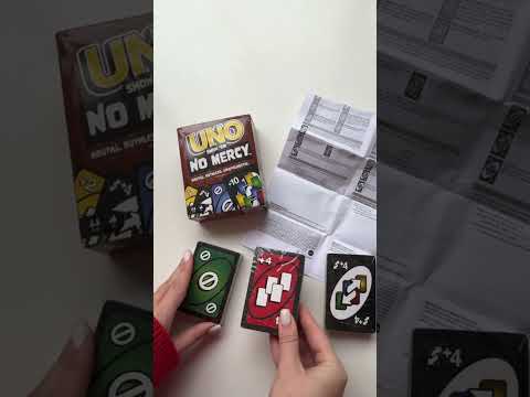 Настольная игра UNO No Mercy семейная для детей и взрослых семьи (Eng) - фото 1 - id-p2491347248