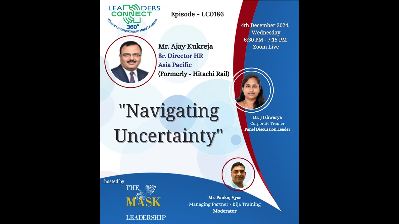 🔍LC EPISODE 0186 With Mr. Ajay Kukreja -  "Navigating Uncertainty"