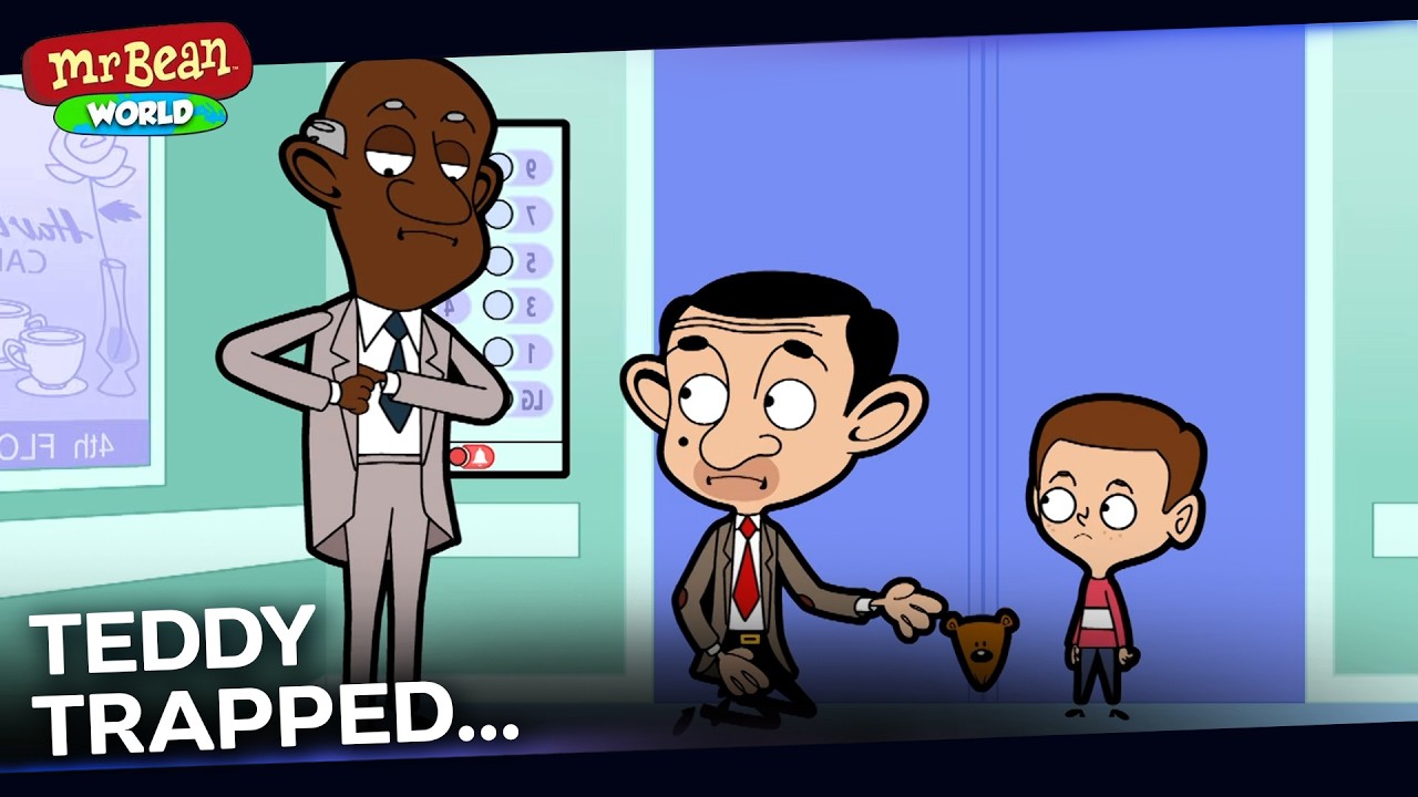 Can Mr. Bean Save Teddy From The Lift? | Mr Bean Animated Season 1 | Mr Bean World