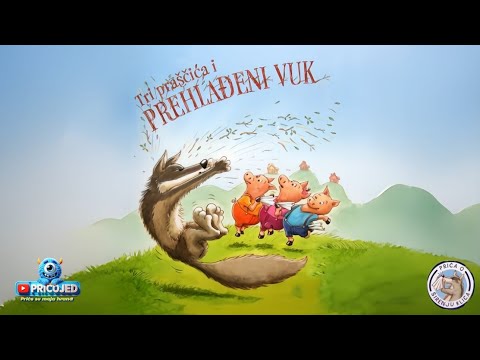 🐷🐷🐷 Tri praščića i prehlađeni vuk 🐺 | Priča za djecu o širenju klica