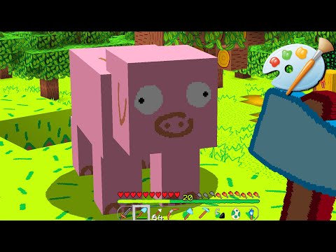 MINECRAFT MA È DISEGNATO COME UN CARTONE ANIMATO - ITA