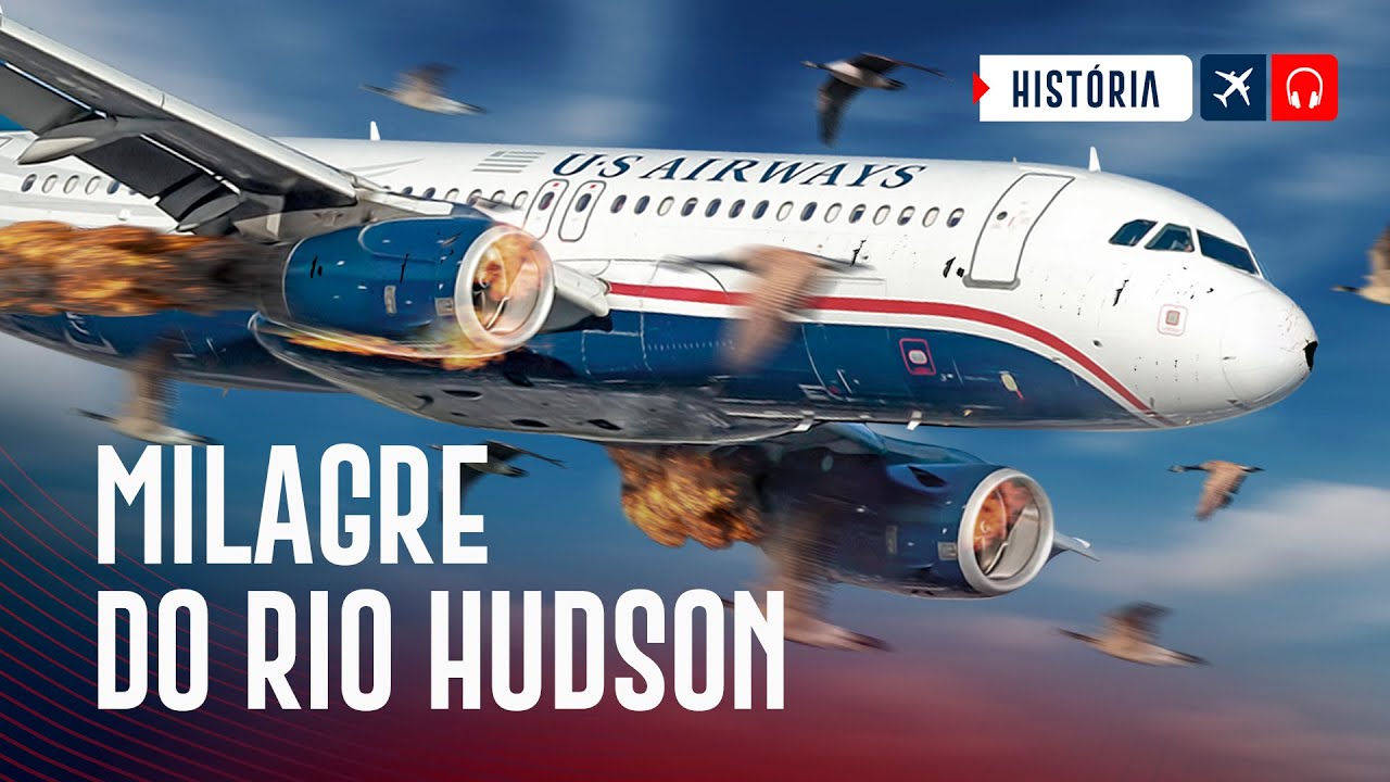 Os Dois Motores Pararam Na Decolagem - Milagre do Hudson | EP. 1044