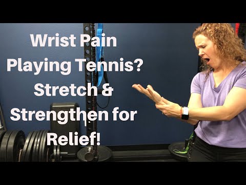 Wrist Pain from Playing Tennis? TENDINITIS? ADD These Wrist Stretches for Relief! | Dr K & Dr Wil