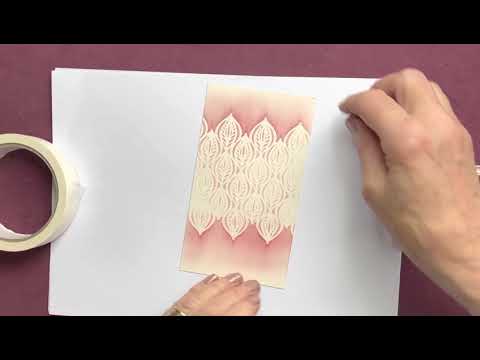 A New Stencil !  .... and the beautiful  Indra Moth