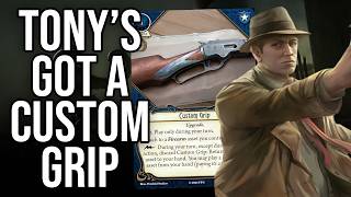 Building a Legacy Tony Morgan deck all about slinging guns! (Arkham Live Deckbuilding)