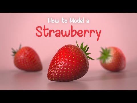 How to Model a Strawberry In Cinema 4D - Tutorial