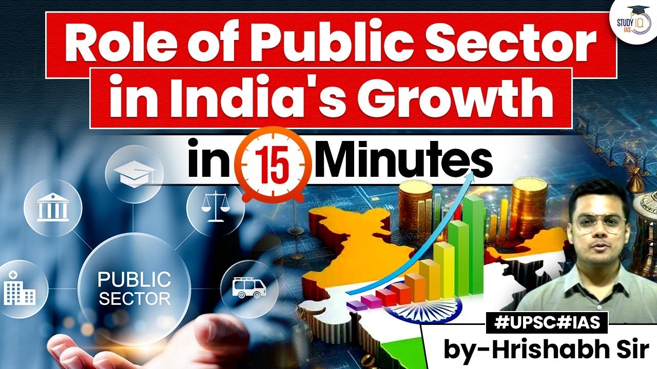 What Is the Role of the Public Sector in India's Economic Growth? | UPSC | StudyIQ
