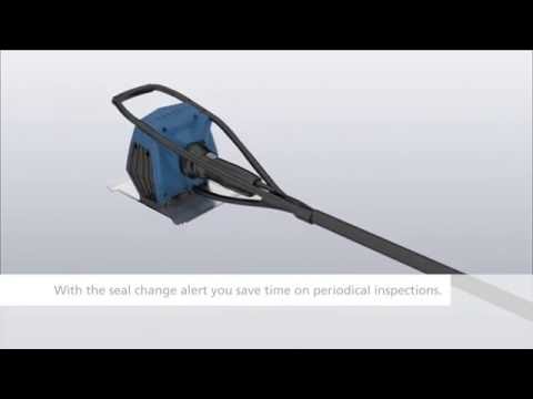 TRUMPF power tools: TruTool TSC 100 - automatic seal change alert with LED display