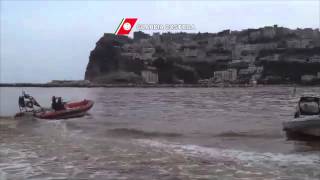 preview picture of video 'Alluvione Gargano Maltempo - Video a Peschici dal Mare'