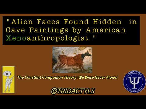 Alien Faces Found in Cave Painting by American Xenoanthropologist
