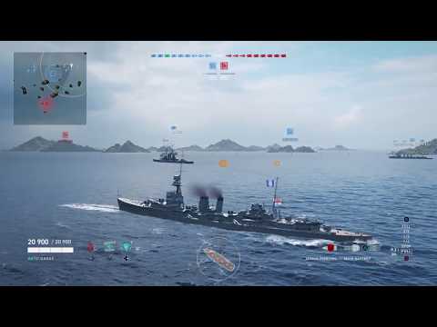 World of Warships: Legends - Versus AI - Cruiser Danae Tier lll - Domination & Capture The Base