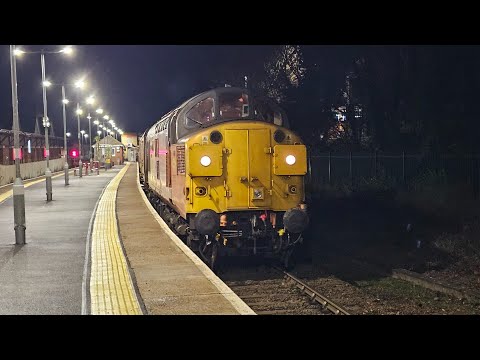 Colas Rail 37057 & 37254 making plenty of noise and Tones with the 1Q18 Test Train 29/01/2026
