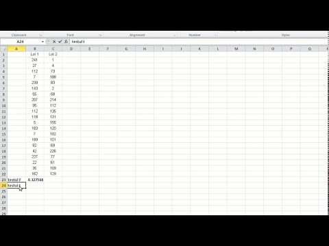 Aplicație Excel in statistica (2)