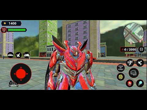 #Dino Last mission - Grand Robot Bike Transform City Attack - part2 ( Superhero Robot Games )