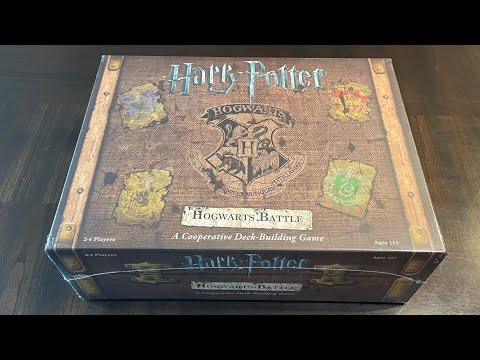 Harry Potter: Hogwarts Battle (USAopoly) - Unbox + Quick Look + Books + Movies