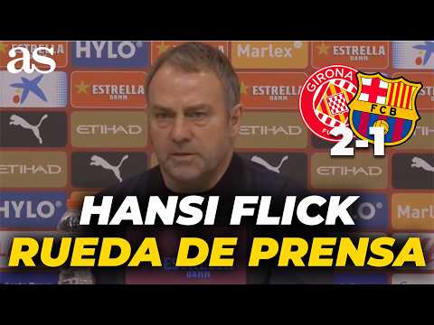 HANSI FLICK, RUEDA PRENSA COMPLETA ESPAÑOL tras el POLÉMICO GIRONA 2 - BARCELONA 1