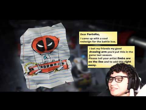 Deadpool Style Challenges - Find Deadpool's Letter To Epic Games Guide