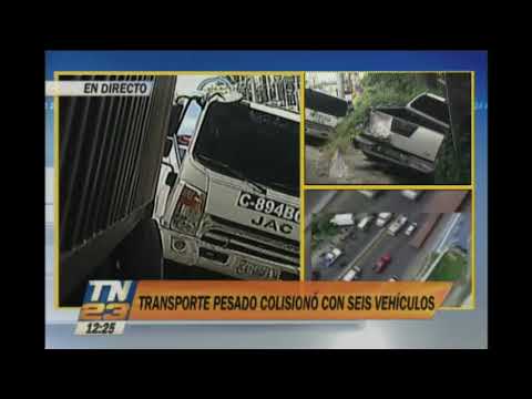 Fuerte percance vial se registra en ruta al Pacífico