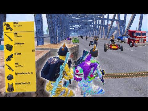 INTENSE PRO BRIDGE FIGHT with DOUBLE MUMMY SET🔥PUBG Mobile