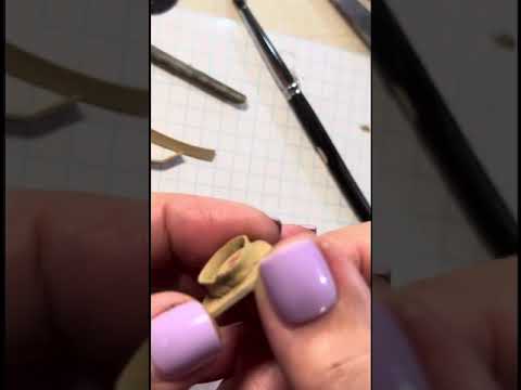 Simple Metal clay bezel without soldering