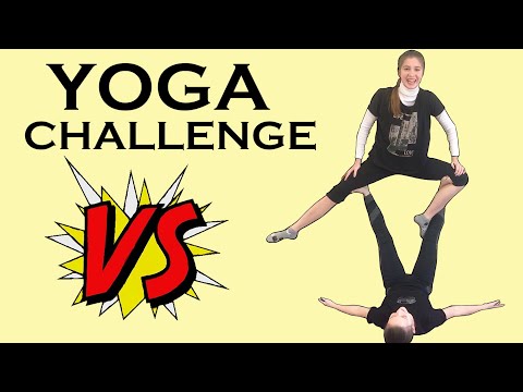 'САМЫЙ ЛЕГКИЙ' ЙОГА ЧЕЛЛЕНДЖ для ДВОИХ / Двойняшки против ЙОГИ 2022!