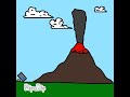 Volcano Eruption #animation