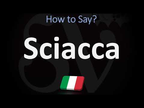 How to Pronounce Sciacca? (CORRECTLY)
