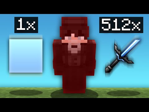 Minecraft Bedwars But If I DIE, My Texture Pack Gets BIGGER…