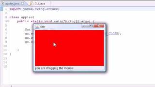 Java Programming Tutorial - 76 - MouseMotionListener interface
