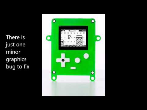 Pokitto port of the Arduboy2 library, running "Mystic Balloon" by Team A.R.G.