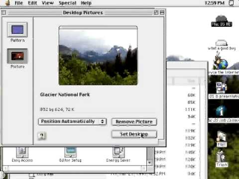 Mac OS 8 Demo CD Videos - New Appearance