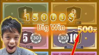 $15000 CRAZY TIME COIN FLIP WIN! COIN FLIP 500X 😋.? big win crazy time #Xocasino crazy time Big win Video Video