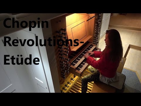 Frederic Chopin  Revolutions Etüde op 10 Nr 12 c-Moll, Organ Transcription, Sandtner Orgel Schongau